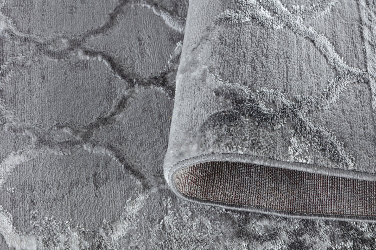Glory Rugs Modern Abstract Trellis Area Rug Grey Rugs for Home Office Bedroom and Living Room