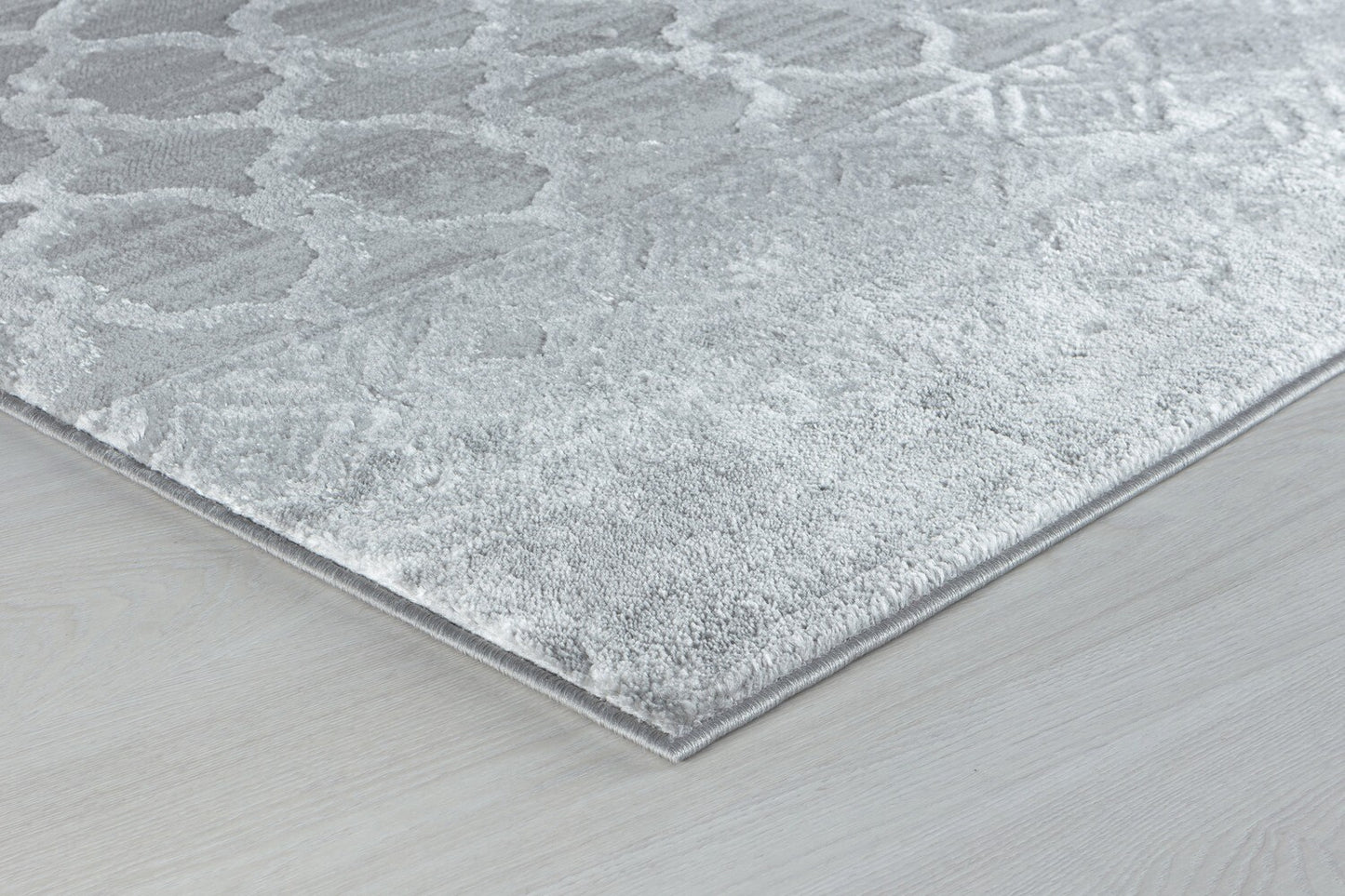 Glory Rugs Modern Abstract Trellis Area Rug Grey Rugs for Home Office Bedroom and Living Room