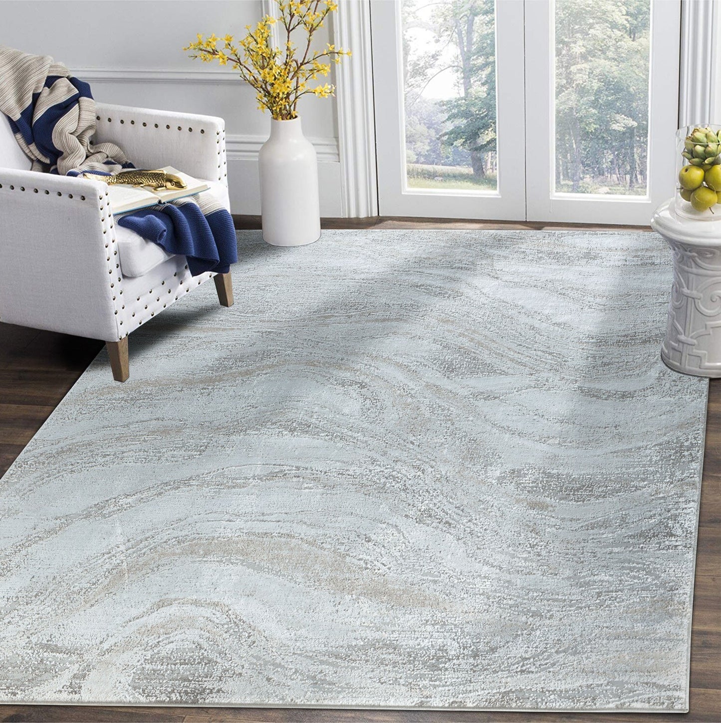 Glory Rugs Modern Abstract Area Rug Rugs for Home Office Bedroom and Living Room