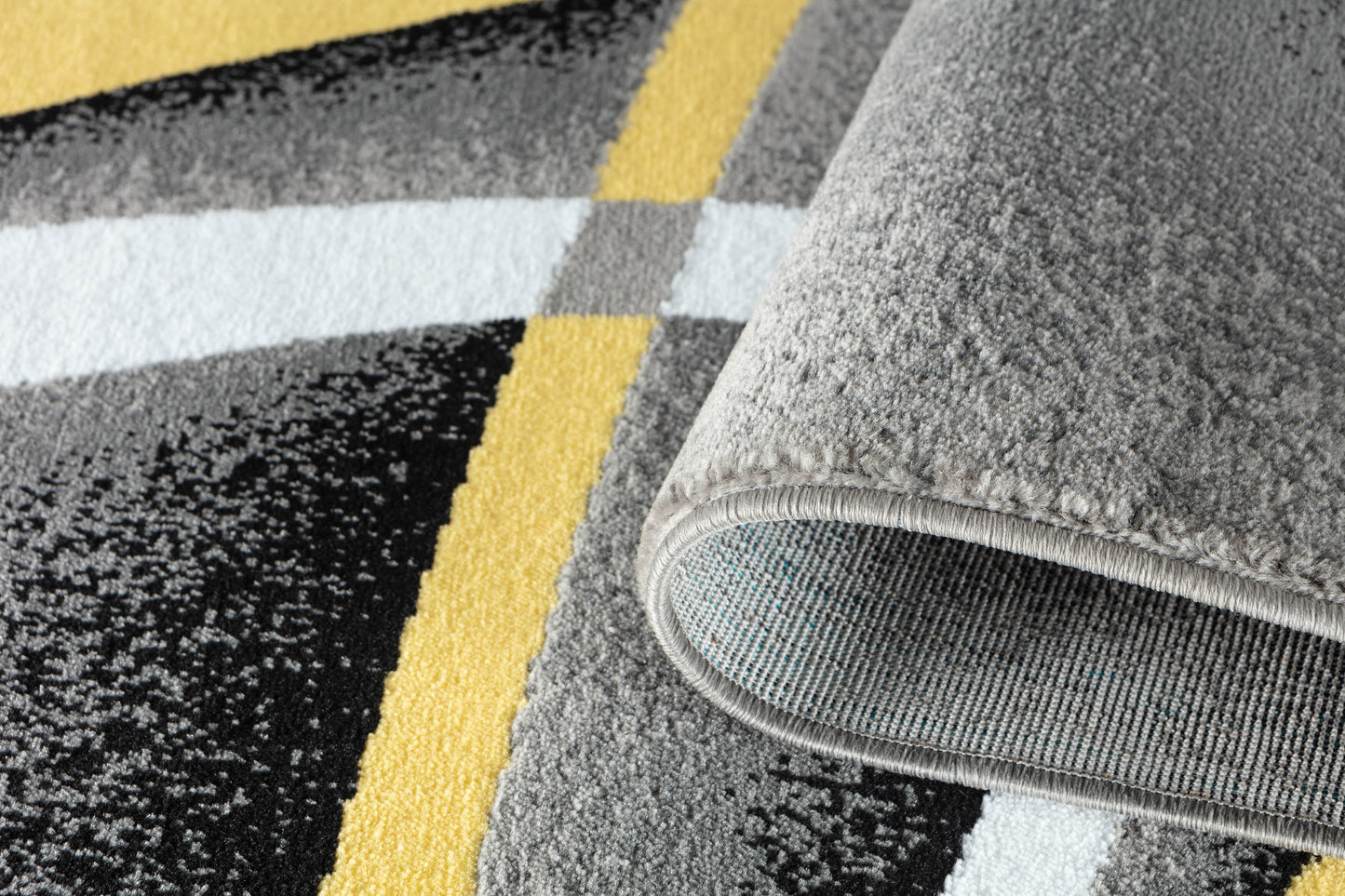 Sevilla Collection Swirls Yellow Rug Carpet Bedroom Living Room Accent (4816)