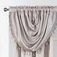 GLORY RUGS Window Panel with Attached Valance Curtain Bedroom Living Room Dining 42"X84" Gray