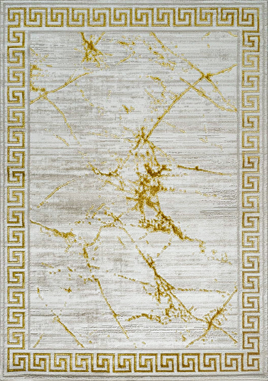 GLORY RUGS Area Rugs Marble Gold Carpet Modern Abstract Rug Living Room Dining Bedroom Rug