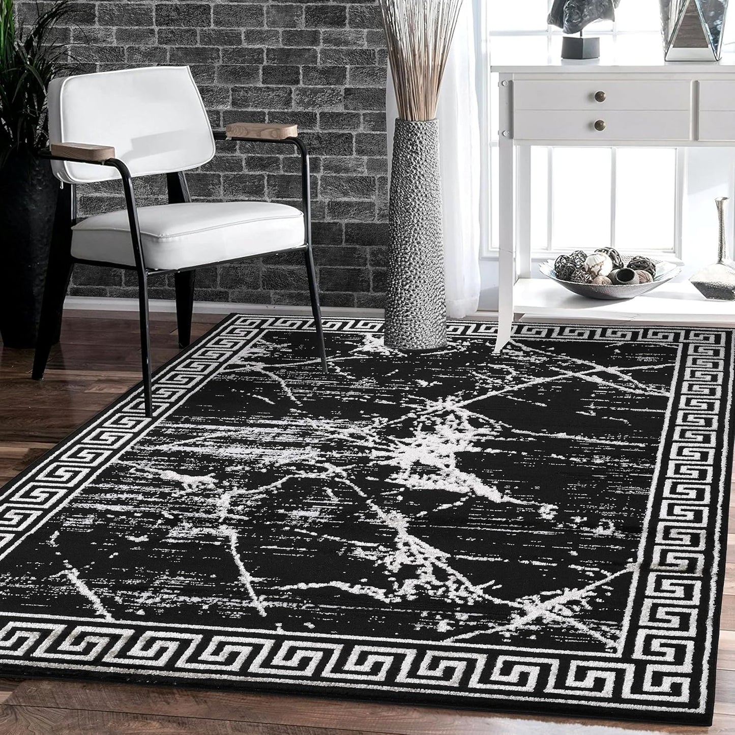 GLORY RUGS Area Rugs 927 Marble Gold Carpet Modern Abstract Rug Living Room Dining Bedroom Rug