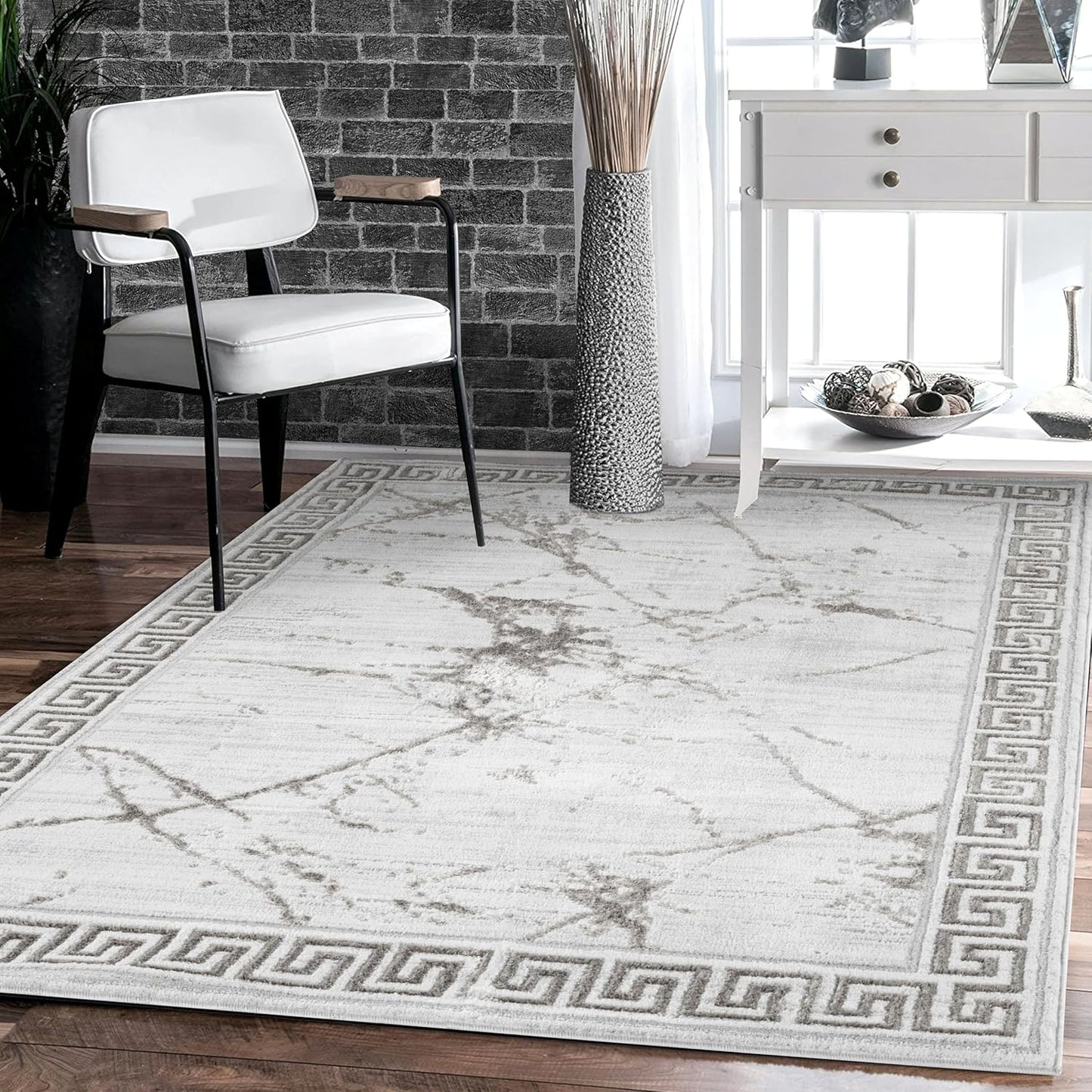 GLORY RUGS Area Rugs 927 Marble Gold Carpet Modern Abstract Rug Living Room Dining Bedroom Rug