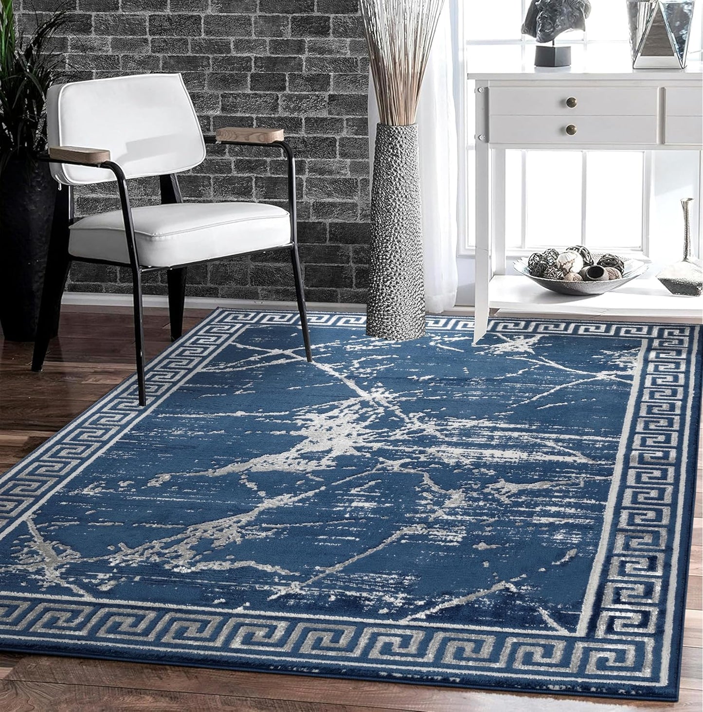 GLORY RUGS Area Rugs 927 Marble Gold Carpet Modern Abstract Rug Living Room Dining Bedroom Rug