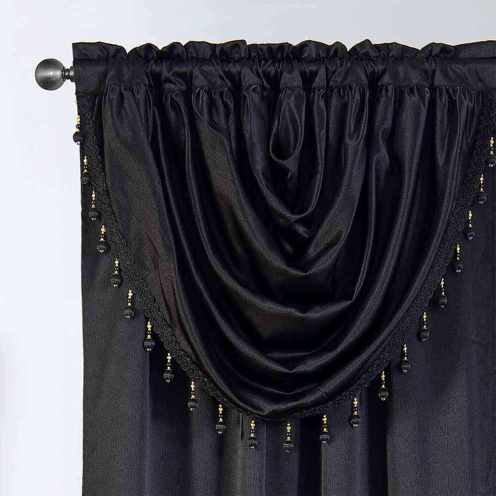 GLORY RUGS Window Panel with Attached Valance Curtain Bedroom Living Room Dining 42"X84"