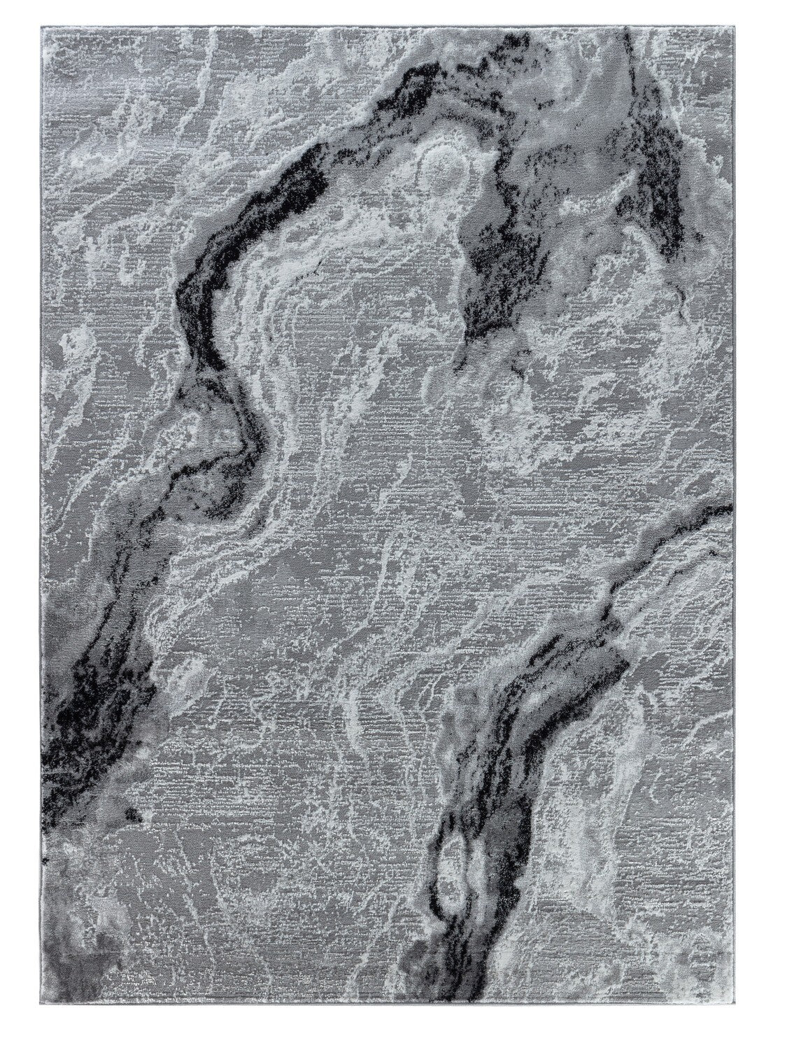Glory Rugs Modern Abstract Area Rug Grey Black Rugs for Home Office Bedroom and Living Room