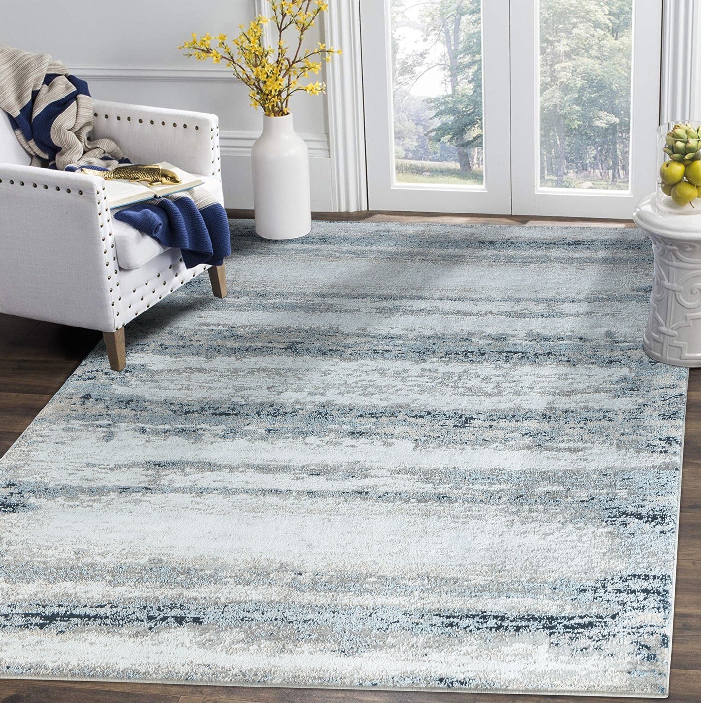 Glory Rugs Modern Abstract Area Rug Rugs for Home Office Bedroom and Living Room