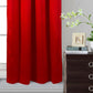 GLORY RUGS Window Panel with Attached Valance Curtain Bedroom Living Room Dining 42"X84" Black
