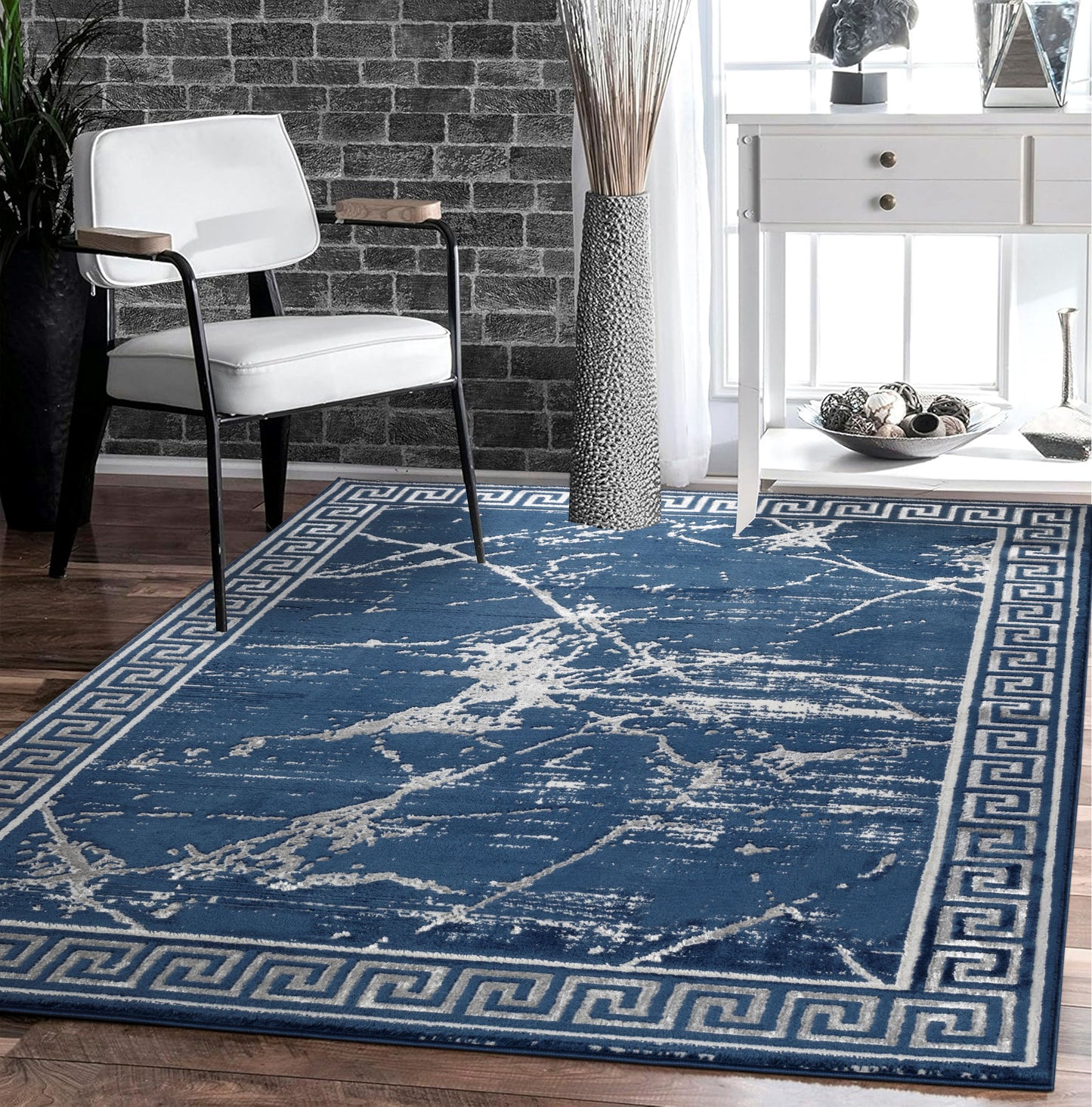 GLORY RUGS Area Rugs Marble Gold Carpet Modern Abstract Rug Living Room Dining Bedroom Rug