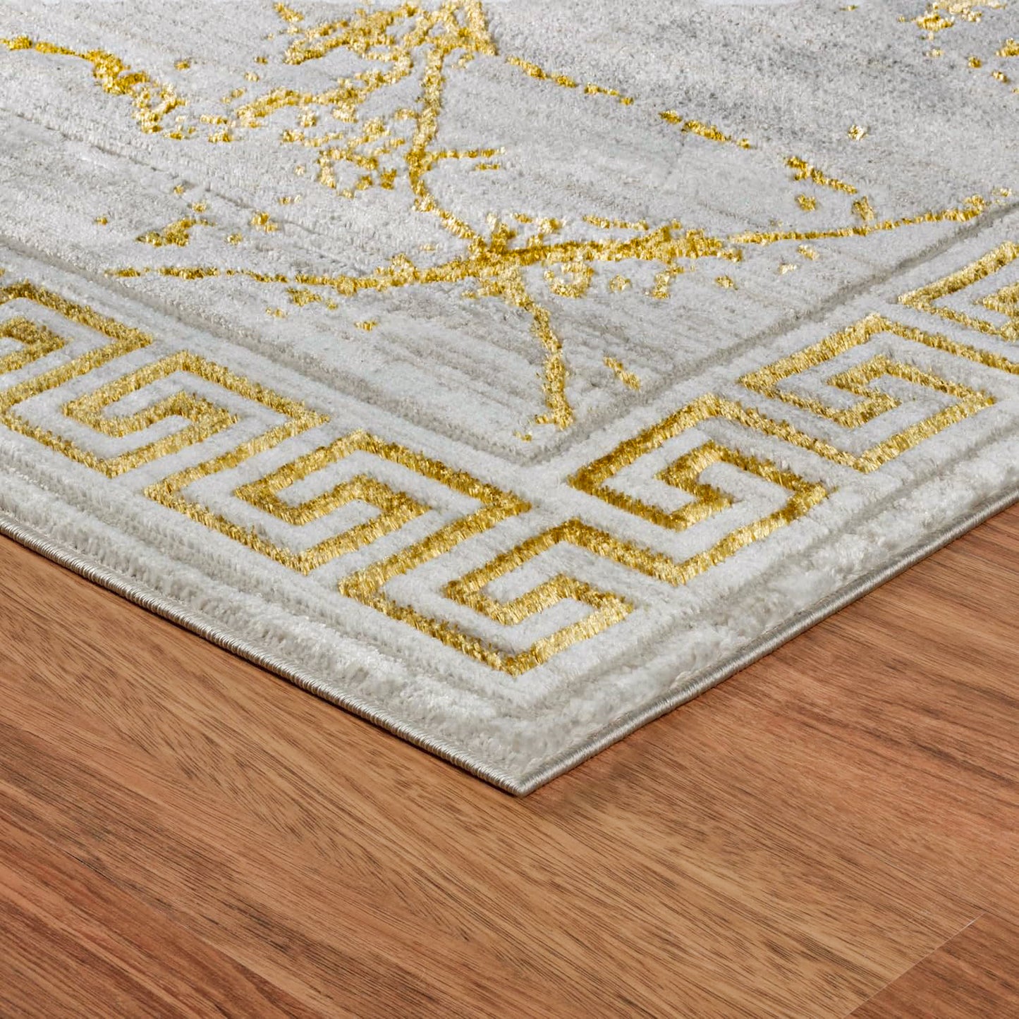 GLORY RUGS Area Rugs Marble Gold Carpet Modern Abstract Rug Living Room Dining Bedroom Rug